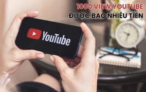 1000 view Youtube được bao nhiêu tiền