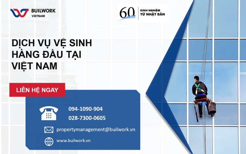 Công ty dịch vụ vệ sinh Builwork Việt Nam 