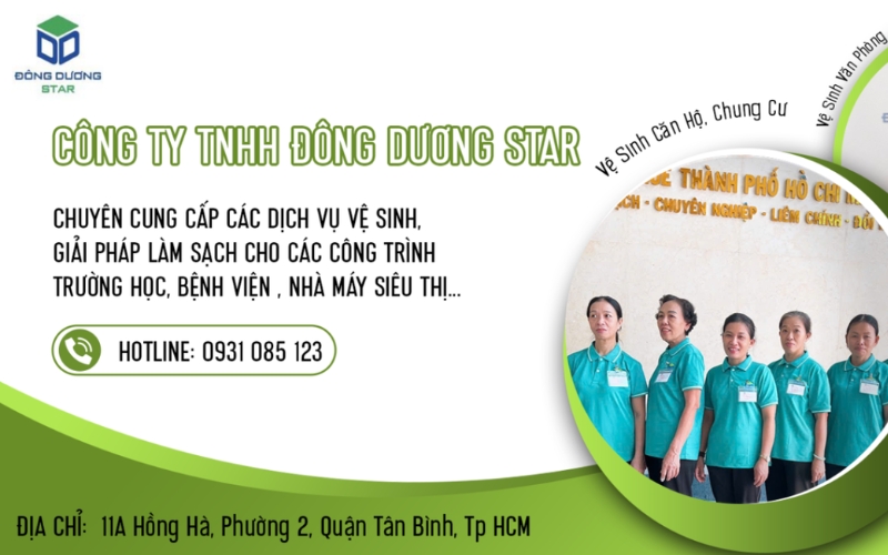 Công ty làm vệ sinh công nghiệp Đông Dương