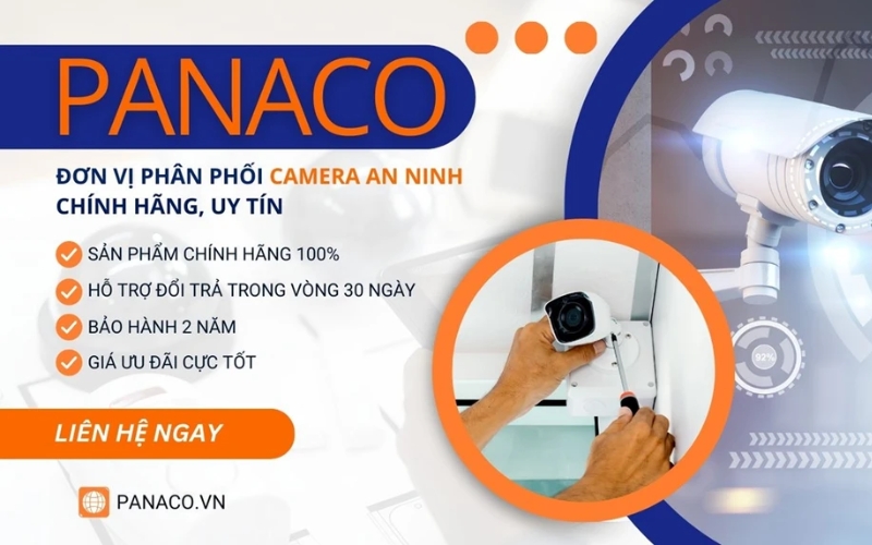 Công ty phân phối và lắp đặt camera chính hãng PANACO